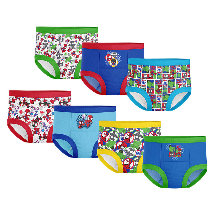 Superhero 7PK10PK Potty Training Pants with Success Chart Stickers with Spiderman Hulk more sizes 18M 2T 3T 4T