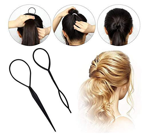 Set of 20 Donut Bun Maker Fashion Hair Design Styling Accessory Maker Pads Hairpins Hairabands Clips Donut Maker Hair Braiding Tool Kit for Ladies Gi