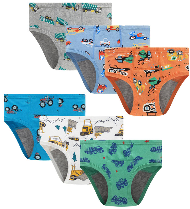 Boboking Boys Training Toddler Underwear Truck Potty Briefs For Boys Size 3