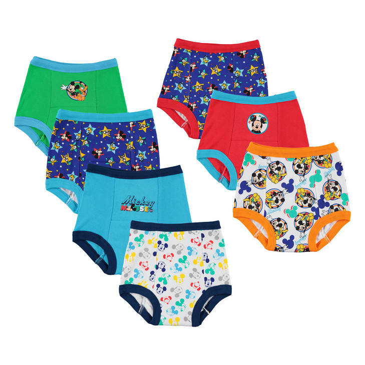 Disney Boys Mickey Mouse Potty Training Pants Multipack 7pk 3T