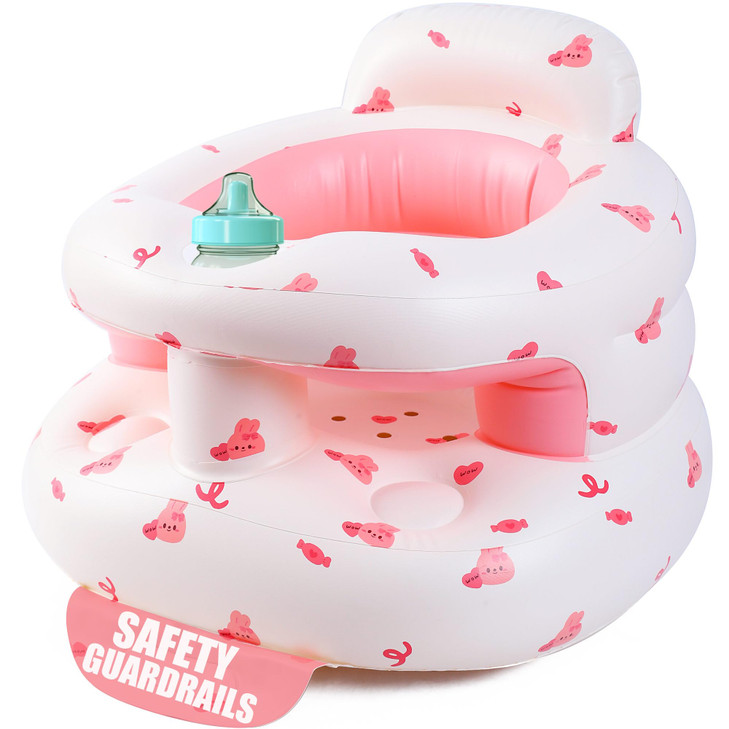 Upgraded Inflatable Baby Seat for Babies 336 Months Inflatable Baby Chair Sit Me Up Floor Seat for Baby Back Support Bab
