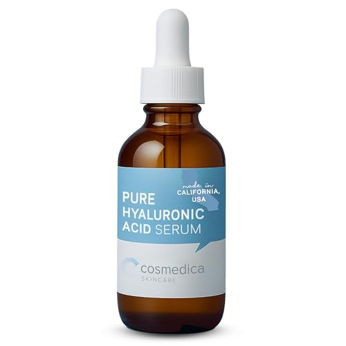 Hyaluronic Acid Serum for Skin 100 Pure Anti Aging Intense Hydration Moisture Non greasy Paraben free Wrinkle Reducing a
