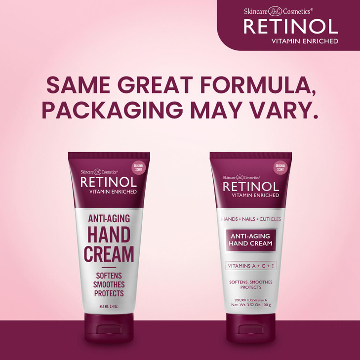 Retinol AntiAging Hand Cream The Original Retinol Brand For Younger Looking Hands Rich Velvety Conditions Protects Skin