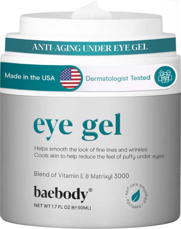 Baebody UnderEye Gel Advanced Cooling UnderEye Cream For Dark Circles and Puffiness Anti Aging and Hydrating Beauty Gift