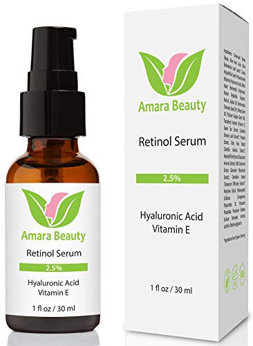 Retinol Serum 25 with Hyaluronic Acid Vitamin E 1 fl oz