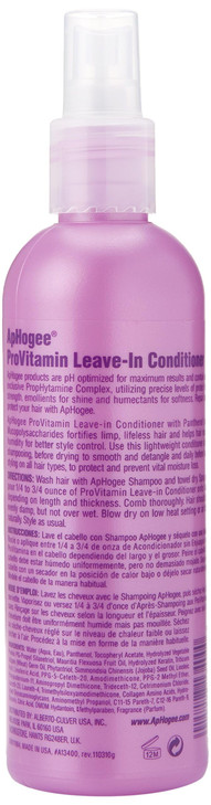 Aphogee ProVitamin LeaveIn Conditioner 8 Fl Oz