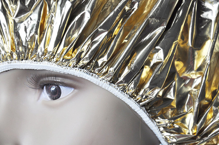 4 Pcs Salon Aluminum Foil Waterproof Disposable Shower Cap Baking Oil Hair Cap - Portable Ultra-thin Nourishing Dry Bath Hat Hoods Bathroom Products