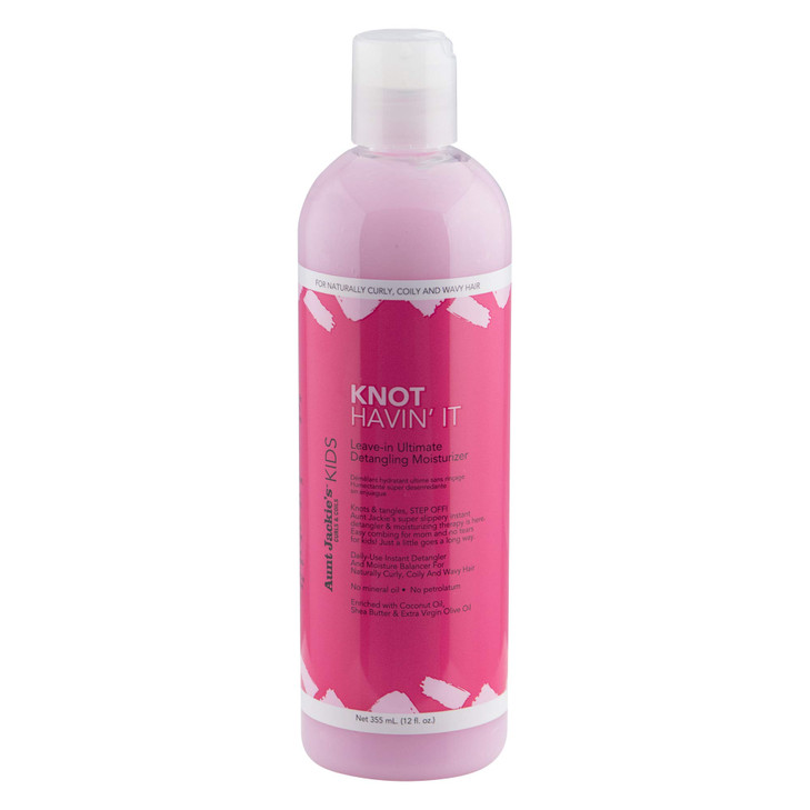 Aunt Jackies Kids Knot Havin It LeaveIn Ultimate Detangling Hair Moisturizer for Naturally Curly Coily and Wavy Hair 12