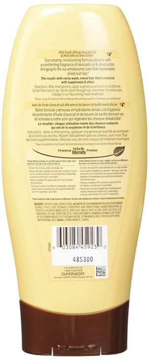 Garnier Whole Blends Conditioner with Avocado Oil Shea Butter Extracts 125 fl oz