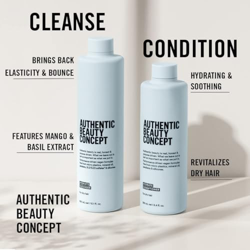 Authentic Beauty Concept Hydrate Conditioner Hydrating Conditioner For Normal To Dry or Curly Hair Moisturizes Revitaliz