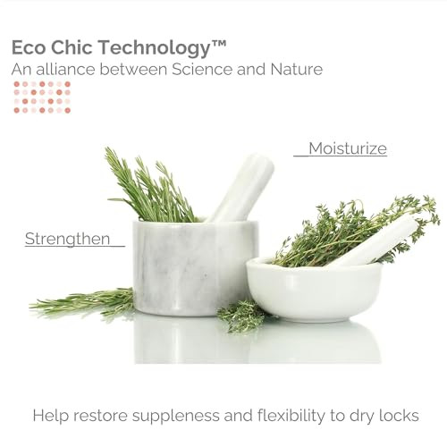 GIOVANNI ECO CHIC 5050 Balanced Hydrating Calming Conditioner Leaves Hair pH Balanced Ideal for OverProcessed Environmen