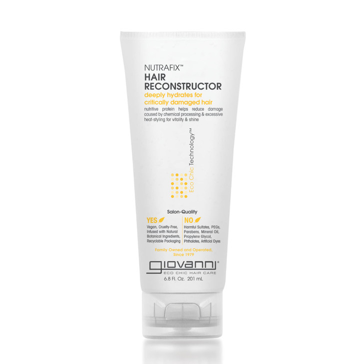 GIOVANNI Nutrafix Hair Reconstructor Moisturizing Repair for Damaged Hair Infused with Natural Botanical Ingredients Enc