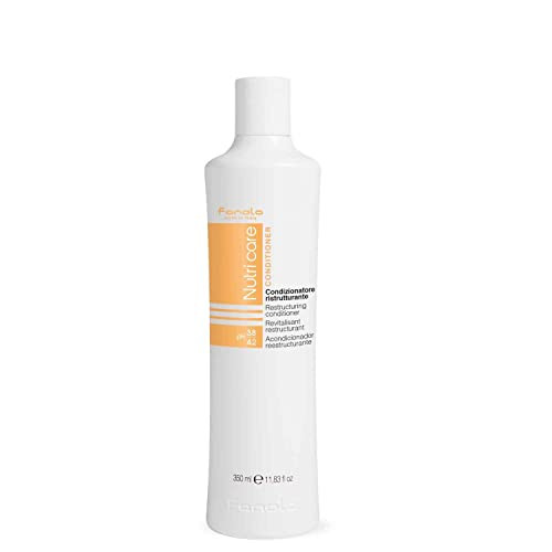 Fanola Restructuring Hair Conditioner for Women Men Hydrating Conditioner for Dry Hair with Argan Linseed Oil Repairing