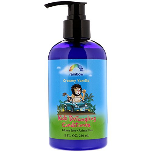 Rainbow Research Organic Herbal Detangling Conditioner for Kids Creamy Vanilla 8 Fluid Ounce