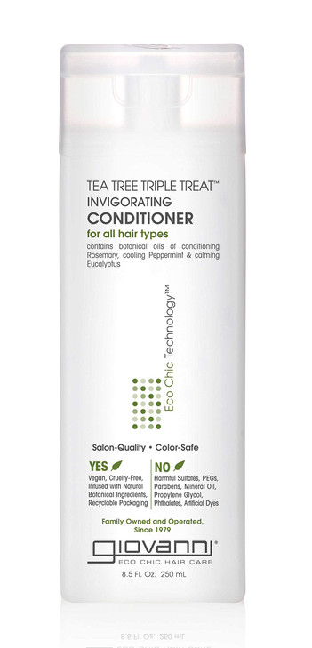Giovanni Cosmetics Tea Tree Triple Treat Invigorating Conditioner 85 oz