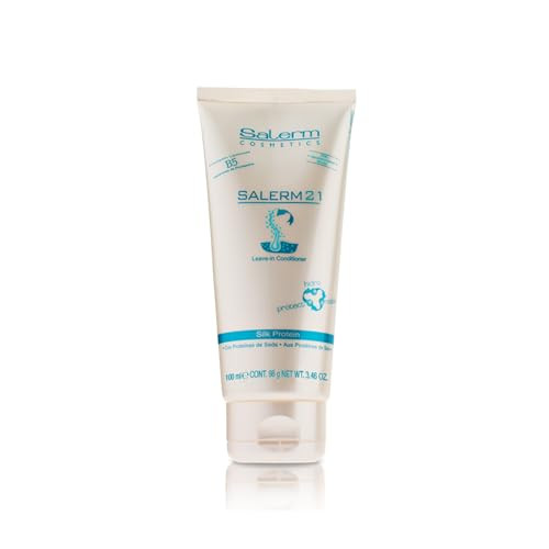 SALERM Instant Hair Conditioner 21 Silk Protein 100 ml LeaveIn or RinseOut Conditioner with Silk Proteins Heat Protector