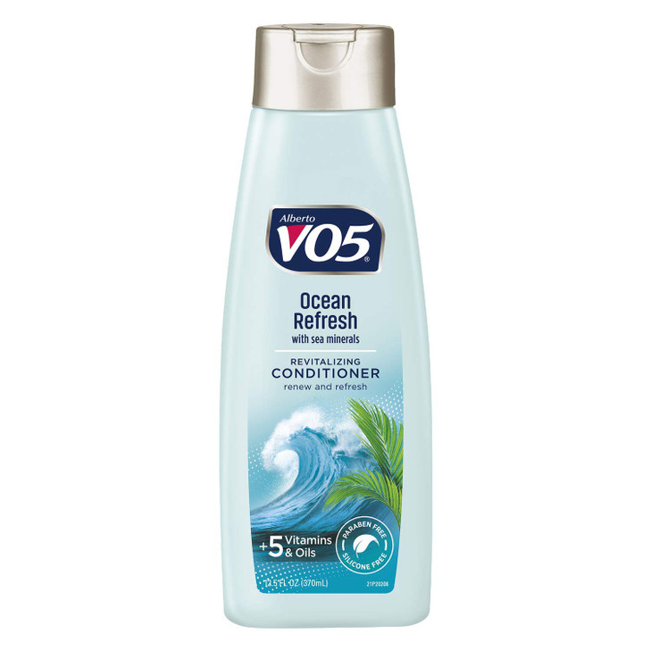 VO5 Ocean Refresh Revitalizing Conditioner 125 Fl Oz Sea Minerals Leaves Hair Looking Vibrant and Beautiful
