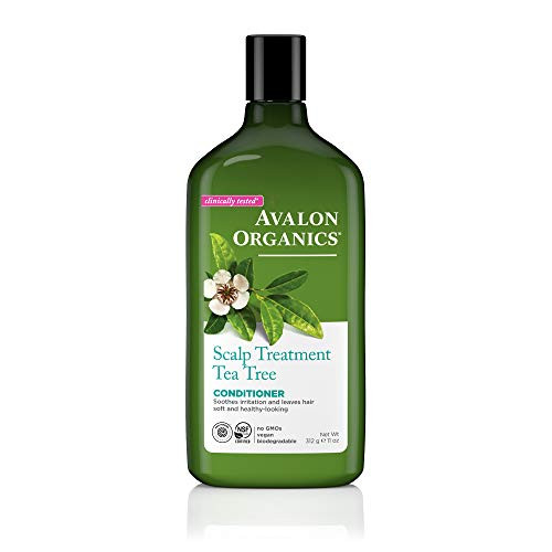 Avalon Organics Conditioner Scalp Treatment Tea Tree White 11 Oz