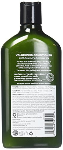 Avalon Organics Volumizing Conditioner Rosemary 11 Fl Oz