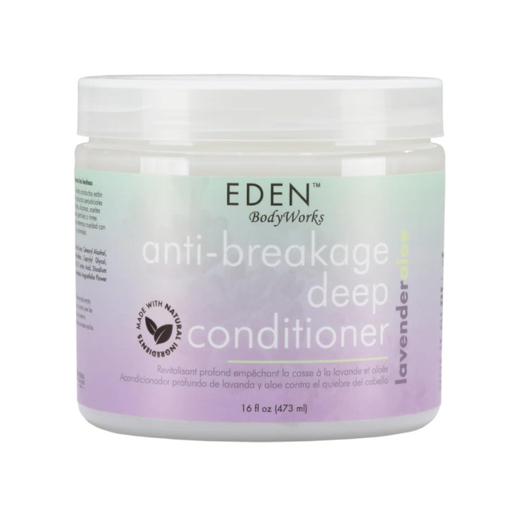 EDEN BodyWorks Lavender Aloe AntiBreakage Deep Conditioner 16 oz Hair Treatment to Strengthen Enhance Hair Elasticity