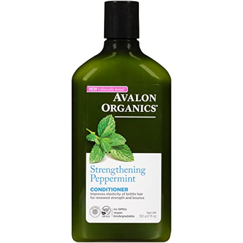 Avalon Organics Conditioner Strengthening Peppermint 11 Oz
