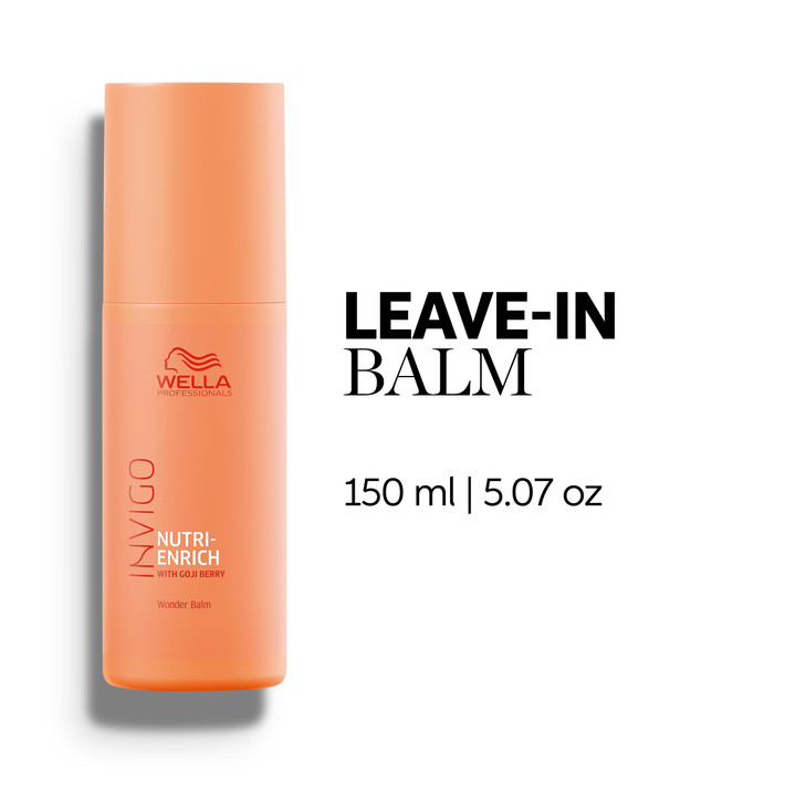 Wella Professionals NutriEnrich Leavein Wonder Balm with Goji Berry For Dry or Stressed Hair Deep Nourishment Smoothness