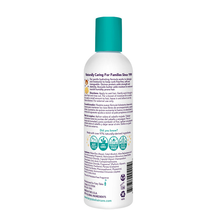 Fairy Tales Curly Q Hydrating Kids Conditioner Paraben Sulfate Gluten and Nut Free For all Types of Curls Including Mult