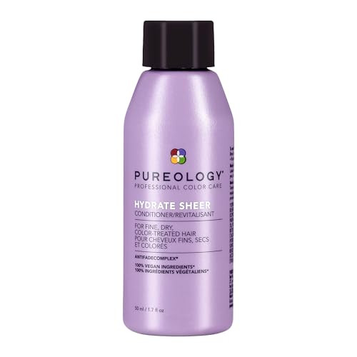 Pureology Hydrate Sheer Conditioner Lightweight Hydrating Conditioner For Fine Dry ColorTreated Hair 17 Fl Oz