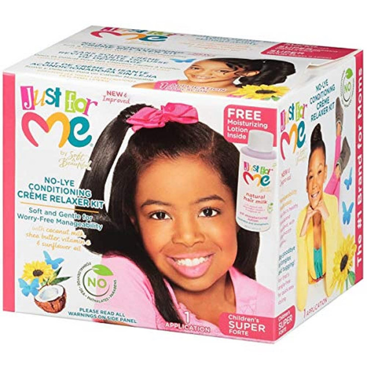 Just For Me Nolye Conditioning Creme Relaxer Super Kit 1 Count 449405