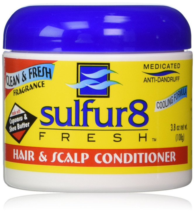 Sulfur 8 Fresh Medicated Antidandruff Hair Scalp Conditioner 4 Oz 38 oz net wt