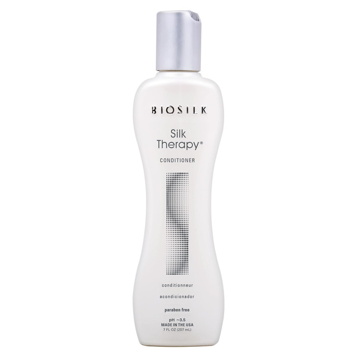 BioSilk Silk Therapy Conditioner Moisturizes Conditions Hair For Incredible Shine Sulfate Paraben CrueltyFree 7 Oz