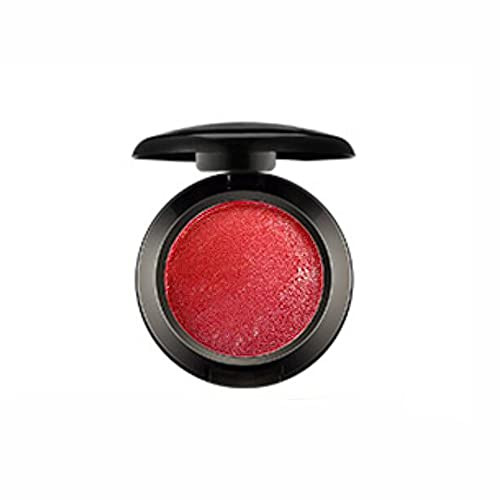 Mallofusa Single Shade Baked Eye Shadow Powder Palette Glitter Makeup Kit in Shimmer 15 Metallic Colors (Red Berry) 8g/0.28oz