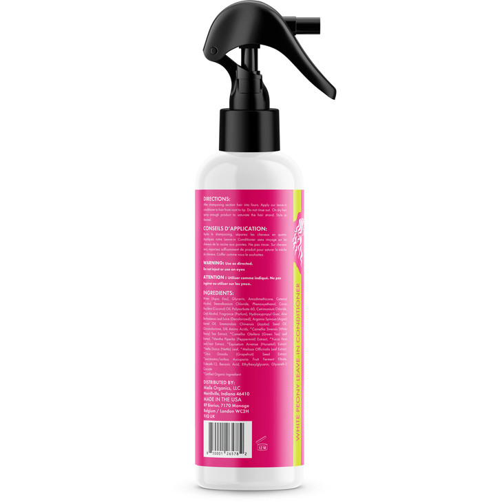 Mielle Organics White Peony LeaveIn Conditioner Spray UltraMoisturizing Detangler for Curly Natural Hair Frizz Control M