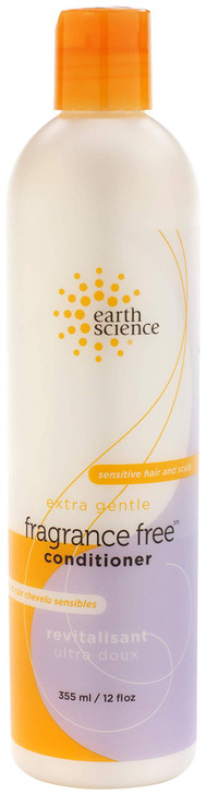 EARTH SCIENCE Extra Gentle Fragrance Free Conditioner for Sensitive Hair and Scalp 12 oz