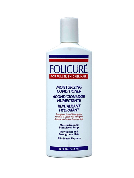 Folicure Moisturizing Conditioner for Fuller Thicker Hair 12 Oz
