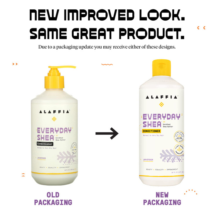 Alaffia EveryDay Shea Conditioner Normal to Very Dry Hair Moisturizing Support to Balance pH for Protected Luxurious Loc