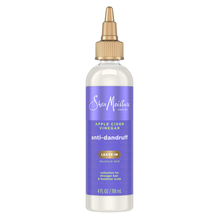 SheaMoisture AntiDandruff LeaveIn Apple Cider Vinegar Salicylic Acid To Soothe Scalp System for a Healthier Scalp 4 oz