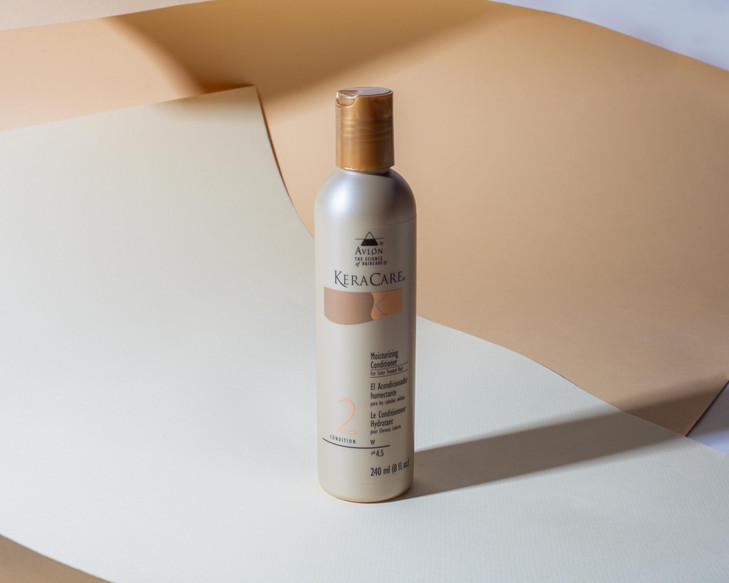 KeraCare Moisturizing Conditioner for Color Treated Hair 8 oz Patented Fiber Strengthening Complex Minimizes Color Fadin