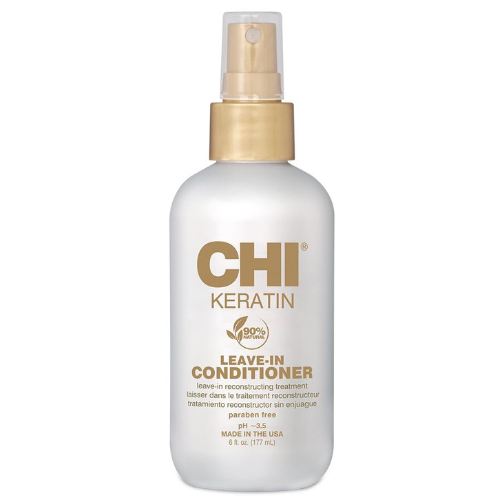 CHI Keratin Leavein Conditioner Hydrating Conditioner For Restoring Softness Preventing Breakage Great For Daily Use Sul