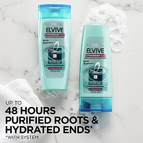 LOreal Paris Elvive Extraordinary Clay Rebalancing Conditioner 126 fl oz Packaging May Vary