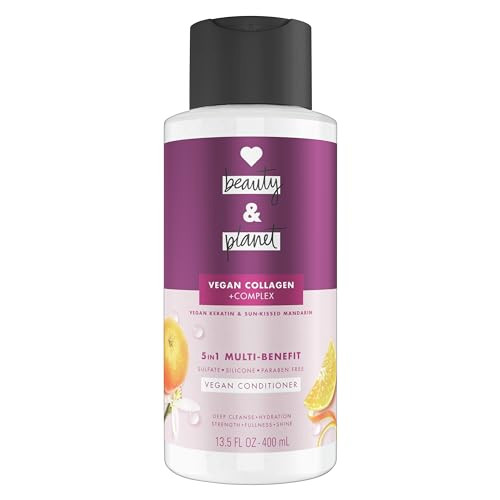 Love Beauty and Planet 5in1 MultiBenefit Conditioner Vegan Keratin Collagen SunKissed Mandarin for a Deep Cleanse Hydrat