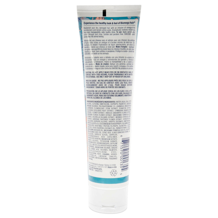 BIOMEGA Moisture Conditioner Keratin and Amino Acids Help to Repair Damaged Hair 5 oz