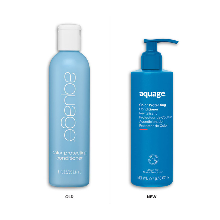 AQUAGE Color Protecting Conditioner DeepPenetrating Moisturizer Seals in Haircolor Infused with NutrientRich Sea Botanic