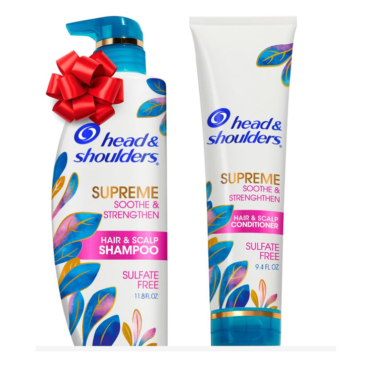 Head Shoulders Supreme AntiDandruff Shampoo and Conditioner Set 1 Pyrithione Zinc SulfateFree Argan Oil and Rose Essence