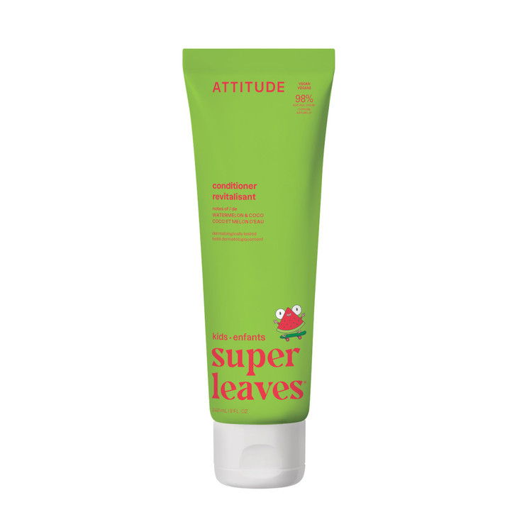 ATTITUDE Natural Conditioner for Kids Hypoallergenic Vegan Plant and MineralBased Vegan and Crueltyfree Watermelon Coco