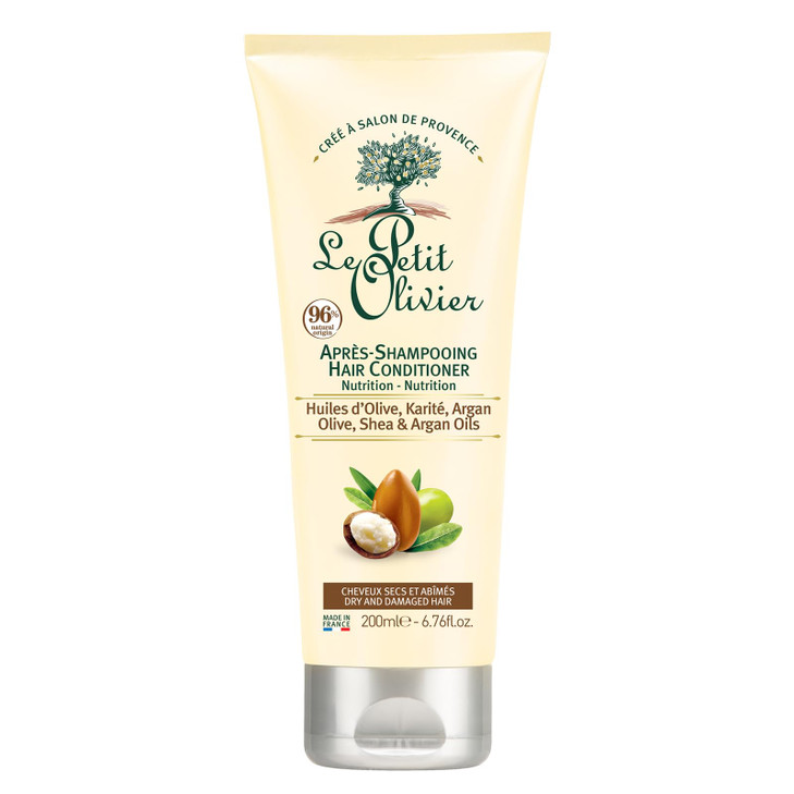 Le Petit Olivier Nutrition Hair Conditioner Olive Shea Argan Oils Detangles And Repairs Enhances Softness And Elasticity