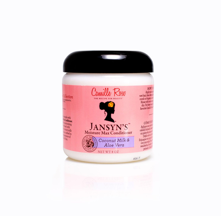 Camille Rose Conditioner Jansyns Moisture Max Detangler Deep Conditioner for Dry Damaged Hair Frizz Control 8 Oz