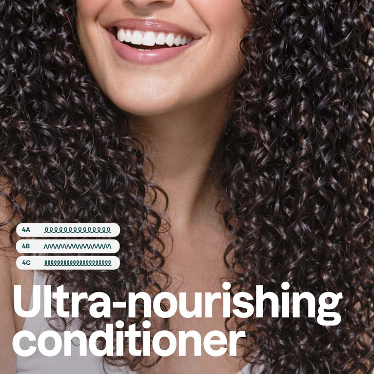 ATTITUDE UltraNourishing Conditioner for Curly Hair with Shea Butter Vegan Detangler and Naturally Derived 4a 4b 4c Curl