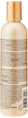 KeraCare Natural Textures Hair Milk 8 oz With Shea Butter Cocoa Butter Jojoba Almond Oils Amla Shikakai Ayurvedic Botani