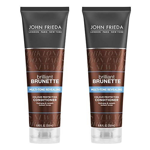 John Frieda Brilliant Brunette MultiTone Revealing Color Protecting Conditioner for maintaining Color Treated Hair AntiF